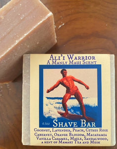 Alii Warrior A Manly Maui Scent Goat Milk Shave Bar