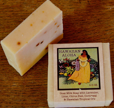 Hawaiian Aloha Lavender Citrus Goat Milk Soap