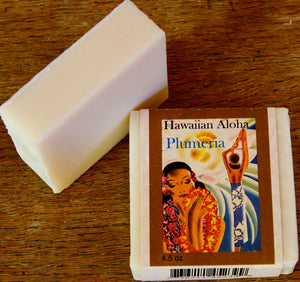 Hawaiian Aloha Plumeria Goat Milk Soap