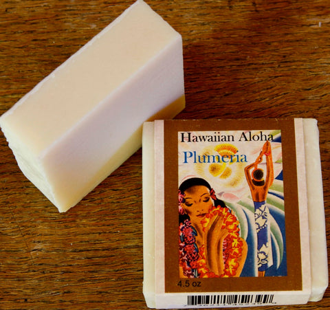 Hawaiian Aloha Plumeria Goat Milk Soap